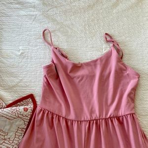 Pink jumpsuit/ romper